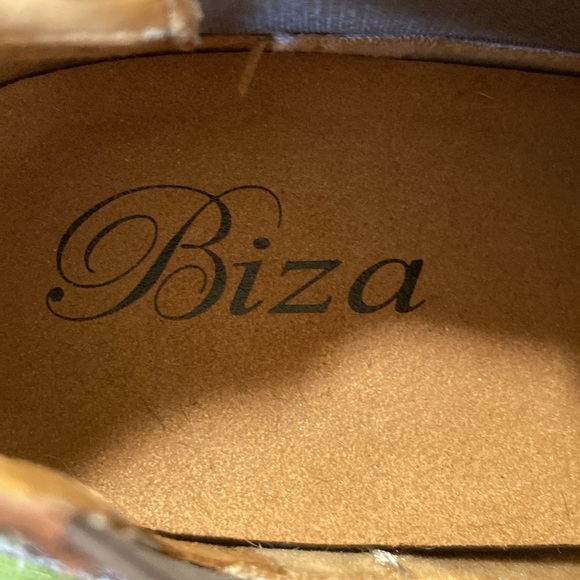 BIZA Carson Distressed Charcoal Graphite Leather Ankle booties, Women’s 39. - Picture 10 of 16